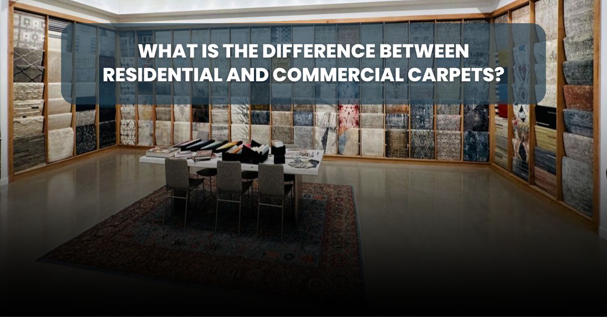 What is the difference between residential and commercial carpets